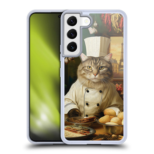 Michael David Ward Humor & Botanicals Cat Chef Soft Gel Case for Samsung Galaxy S22 5G & MagSafe