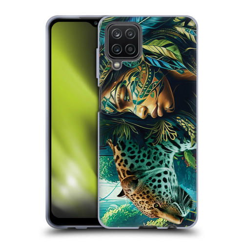 Michael David Ward Psychedelic Art Spirit Soft Gel Case for Samsung Galaxy A12 (2020)