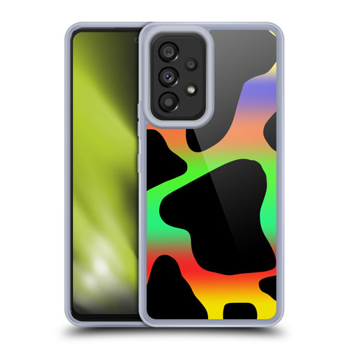 Grace Illustration Cow Prints Assorted Soft Gel Case for Samsung Galaxy A53 5G (2022)