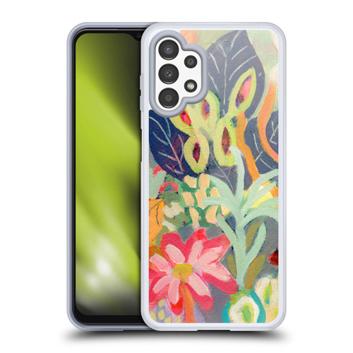 Suzanne Allard Floral Art Joyful Garden Abstract Soft Gel Case for Samsung Galaxy A13 (2022)
