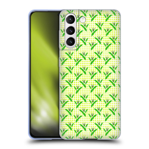 Grace Illustration Lovely Floral Primrose Soft Gel Case for Samsung Galaxy S21 5G & MagSafe