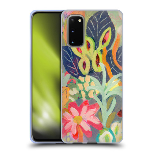 Suzanne Allard Floral Art Joyful Garden Abstract Soft Gel Case for Samsung Galaxy S20 / S20 5G