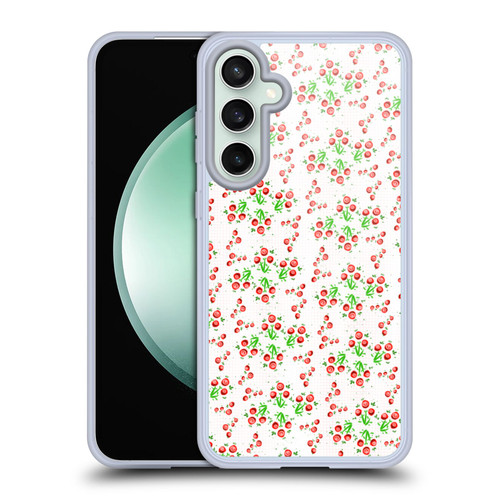 Grace Illustration Lovely Floral Rose Bushes Soft Gel Case for Samsung Galaxy S23 FE 5G & MagSafe
