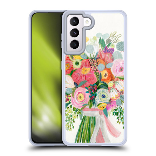 Suzanne Allard Floral Art Constant Friend Bouquet Soft Gel Case for Samsung Galaxy S21 5G & MagSafe