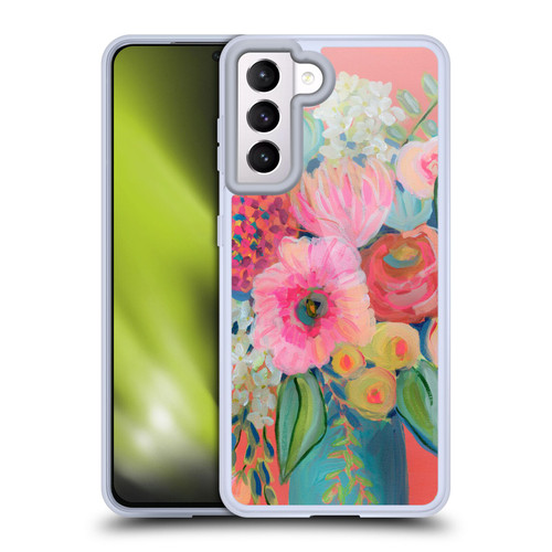Suzanne Allard Floral Art A Summer's Day Soft Gel Case for Samsung Galaxy S21 5G & MagSafe