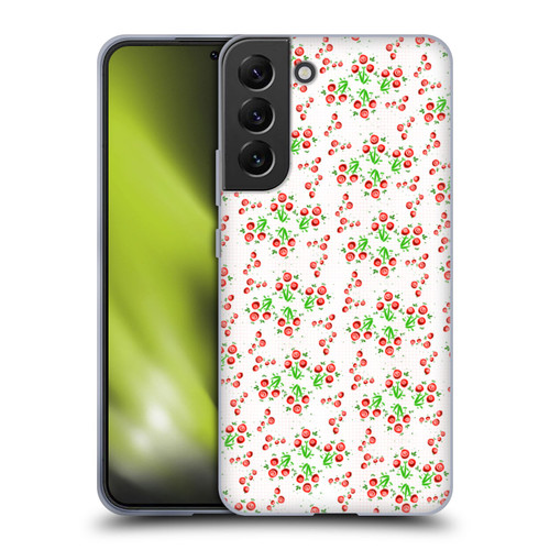 Grace Illustration Lovely Floral Rose Bushes Soft Gel Case for Samsung Galaxy S22+ 5G & MagSafe