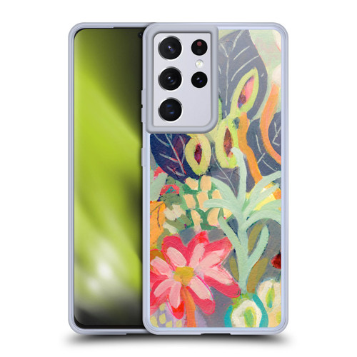Suzanne Allard Floral Art Joyful Garden Abstract Soft Gel Case for Samsung Galaxy S21 Ultra 5G & MagSafe