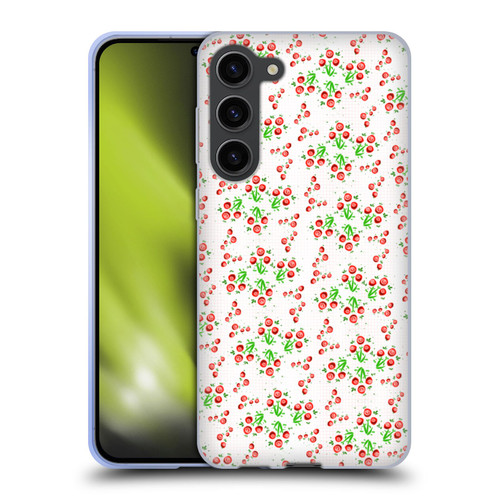Grace Illustration Lovely Floral Rose Bushes Soft Gel Case for Samsung Galaxy S23+ 5G & MagSafe