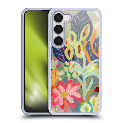 Suzanne Allard Floral Art Joyful Garden Abstract Soft Gel Case for Samsung Galaxy S23 5G & MagSafe