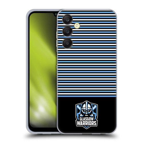 Glasgow Warriors Logo Stripes Black 2 Soft Gel Case for Samsung Galaxy A25 5G