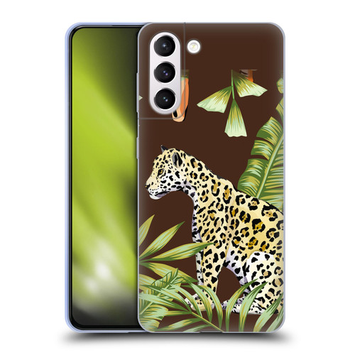 Haroulita Forest Leopard Soft Gel Case for Samsung Galaxy S21+ 5G & MagSafe
