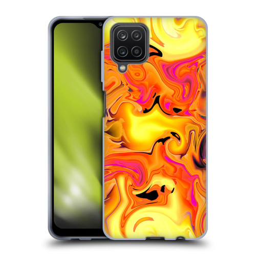Haroulita Liquid Marble Warm Breeze Soft Gel Case for Samsung Galaxy A12 (2020)