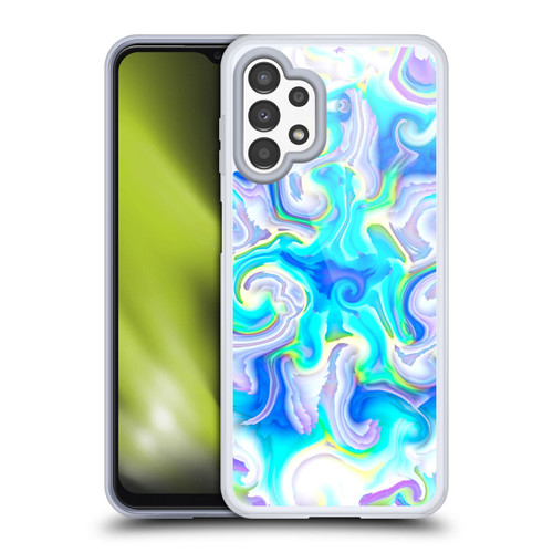Haroulita Liquid Marble Aquatic Soft Gel Case for Samsung Galaxy A13 (2022)