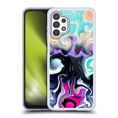 Haroulita Liquid Marble Glitch Soft Gel Case for Samsung Galaxy A13 (2022)