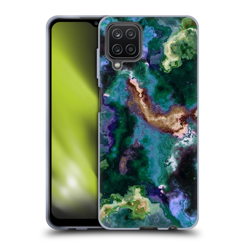 Haroulita Marble 2 Green Soft Gel Case for Samsung Galaxy A12 (2020)