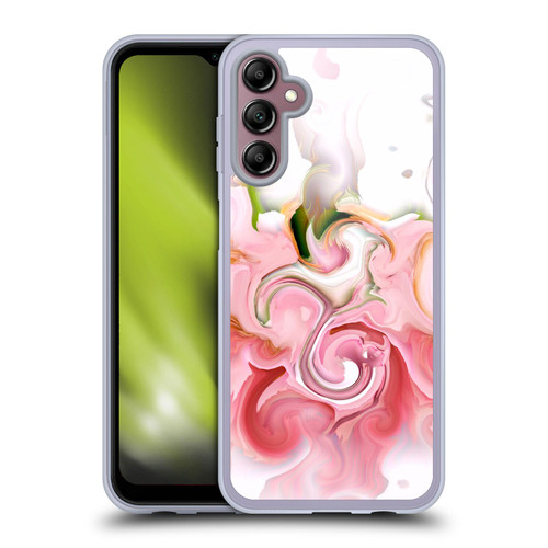 Haroulita Liquid Marble Blush Soft Gel Case for Samsung Galaxy A14 5G