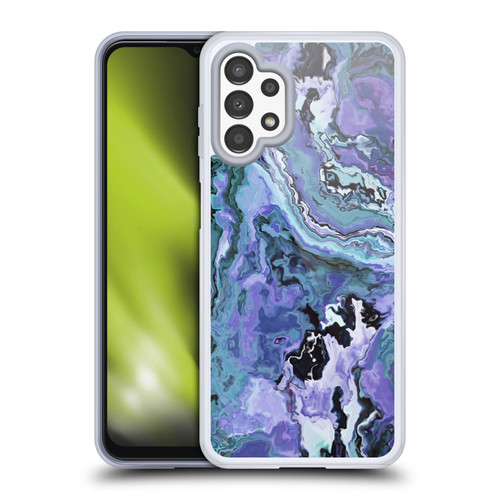 Haroulita Marble 2 Indigo Violet Soft Gel Case for Samsung Galaxy A13 (2022)
