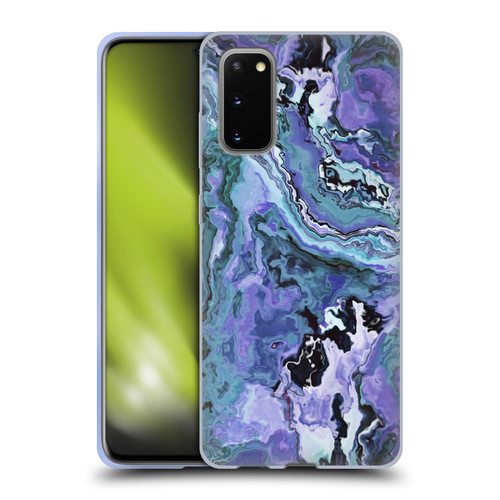 Haroulita Marble 2 Indigo Violet Soft Gel Case for Samsung Galaxy S20 / S20 5G