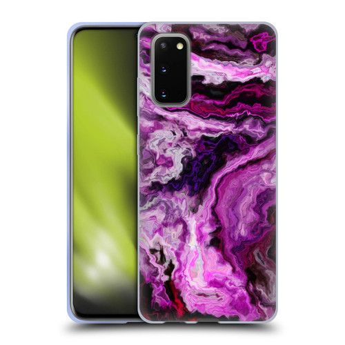 Haroulita Marble 2 Purple Mauve Soft Gel Case for Samsung Galaxy S20 / S20 5G