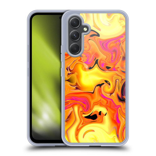 Haroulita Liquid Marble Warm Breeze Soft Gel Case for Samsung Galaxy A54 5G