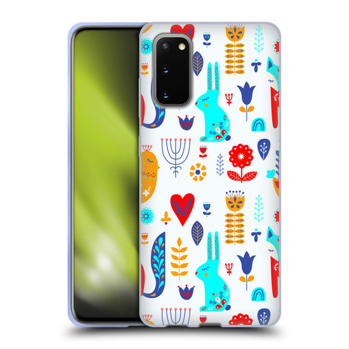 Haroulita Forest Bunny And Fox Soft Gel Case for Samsung Galaxy S20 / S20 5G