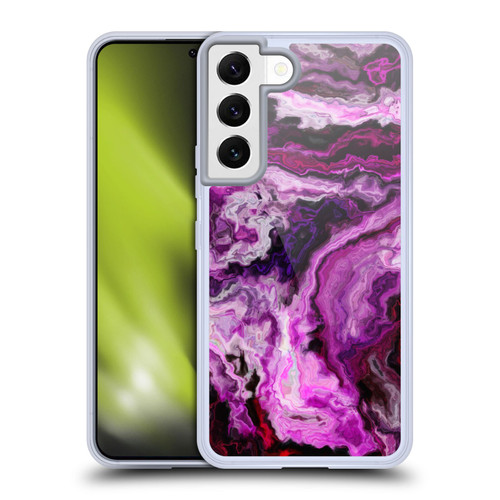 Haroulita Marble 2 Purple Mauve Soft Gel Case for Samsung Galaxy S22 5G & MagSafe