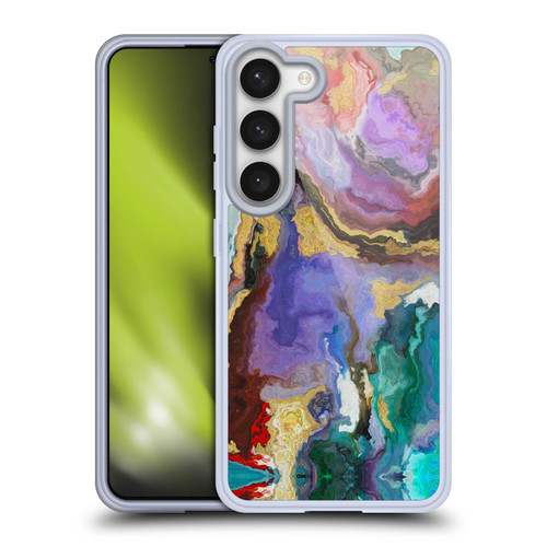 Haroulita Marble 2 Colourful Soft Gel Case for Samsung Galaxy S23 5G & MagSafe
