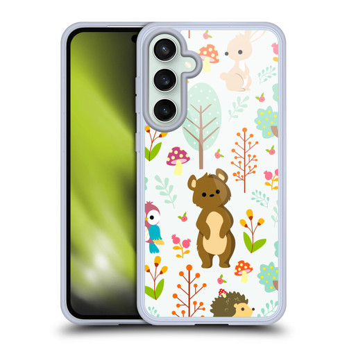 Haroulita Forest Adorable Bear Soft Gel Case for Samsung Galaxy S23 FE 5G & MagSafe