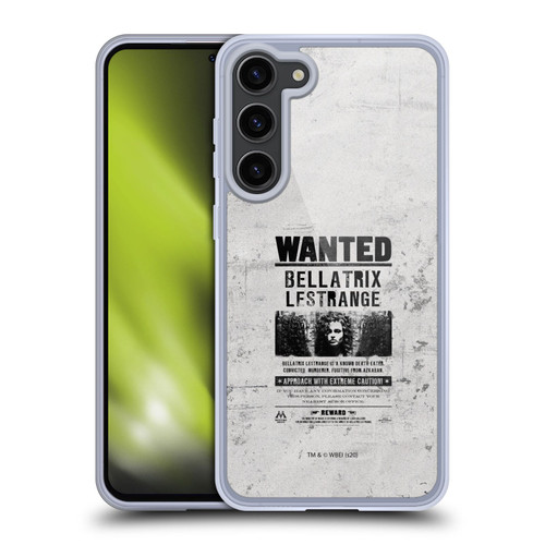Harry Potter Deathly Hallows XV Wanted Bellatrix Lestrange Soft Gel Case for Samsung Galaxy S23+ 5G & MagSafe