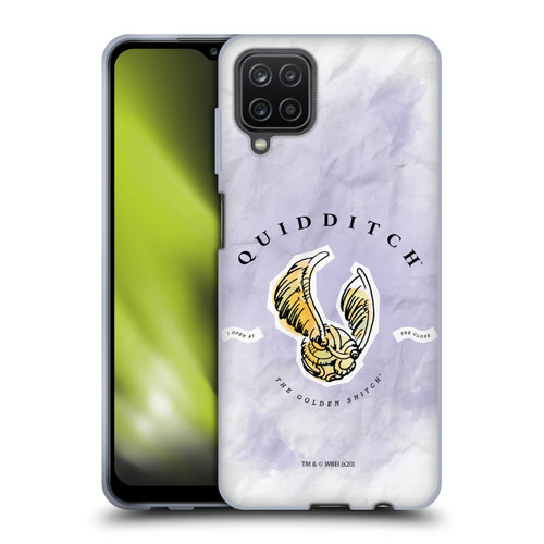 Harry Potter Deathly Hallows XVII Quidditch Golden Snitch Soft Gel Case for Samsung Galaxy A12 (2020)