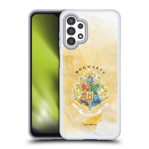 Harry Potter Deathly Hallows XVII Hogwarts Crest Soft Gel Case for Samsung Galaxy A13 (2022)