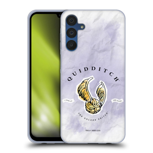 Harry Potter Deathly Hallows XVII Quidditch Golden Snitch Soft Gel Case for Samsung Galaxy A15 & MagSafe