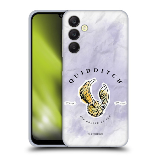 Harry Potter Deathly Hallows XVII Quidditch Golden Snitch Soft Gel Case for Samsung Galaxy A25 5G
