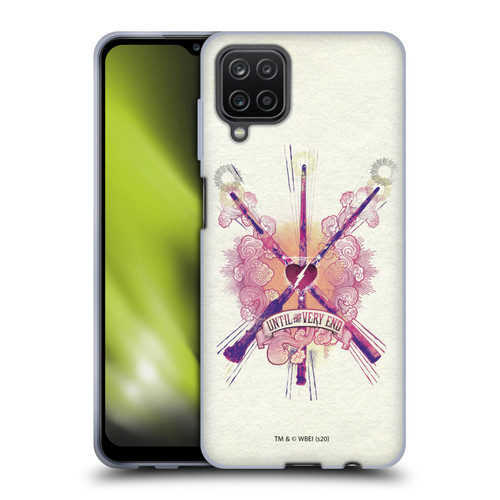 Harry Potter Deathly Hallows XXVI Until The Very End Wands Soft Gel Case for Samsung Galaxy A12 (2020)