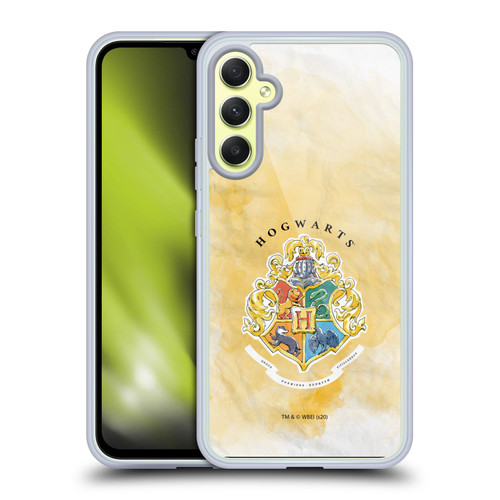 Harry Potter Deathly Hallows XVII Hogwarts Crest Soft Gel Case for Samsung Galaxy A34 5G
