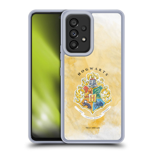 Harry Potter Deathly Hallows XVII Hogwarts Crest Soft Gel Case for Samsung Galaxy A53 5G (2022)