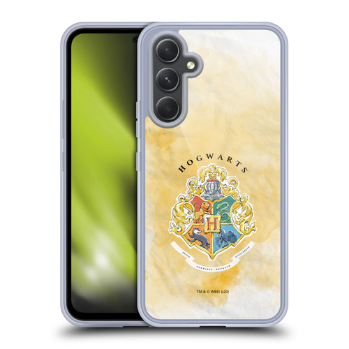 Harry Potter Deathly Hallows XVII Hogwarts Crest Soft Gel Case for Samsung Galaxy A54 5G