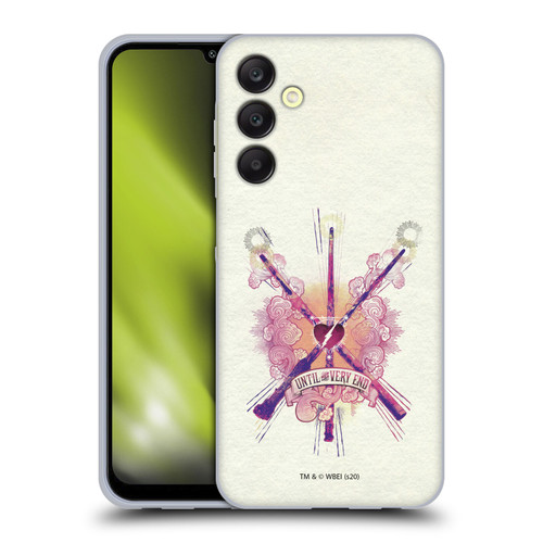 Harry Potter Deathly Hallows XXVI Until The Very End Wands Soft Gel Case for Samsung Galaxy A25 5G