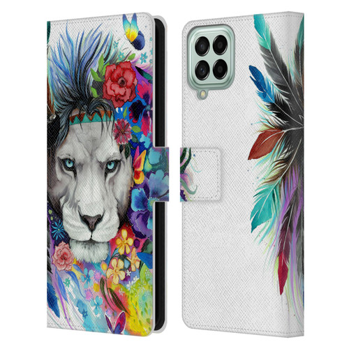 Pixie Cold Cats King Of The Lions Leather Book Wallet Case Cover For Samsung Galaxy M33 (2022)