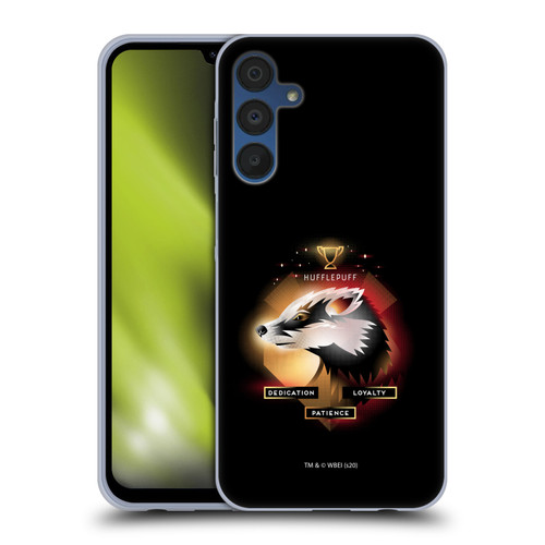Harry Potter Deathly Hallows XIX Hufflepuff Soft Gel Case for Samsung Galaxy A15 & MagSafe