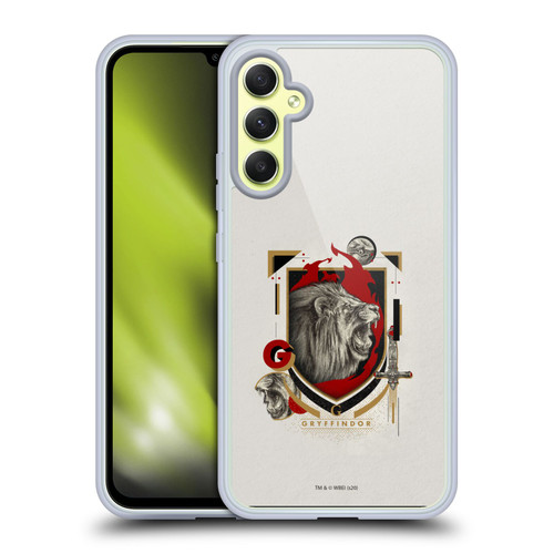 Harry Potter Deathly Hallows XXVII Gryffindor Soft Gel Case for Samsung Galaxy A34 5G