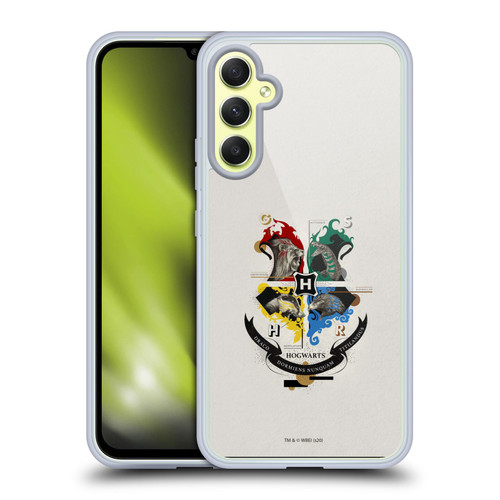 Harry Potter Deathly Hallows XXVII Hogwarts Soft Gel Case for Samsung Galaxy A34 5G