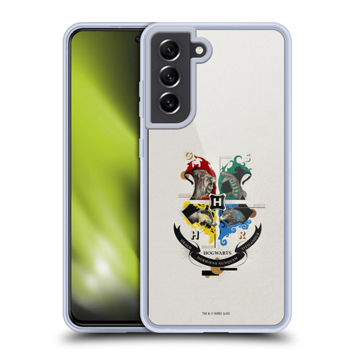 Harry Potter Deathly Hallows XXVII Hogwarts Soft Gel Case for Samsung Galaxy S21 FE 5G & MagSafe