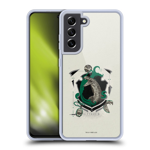 Harry Potter Deathly Hallows XXVII Slytherin Soft Gel Case for Samsung Galaxy S21 FE 5G & MagSafe