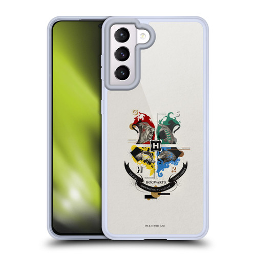 Harry Potter Deathly Hallows XXVII Hogwarts Soft Gel Case for Samsung Galaxy S21 5G & MagSafe