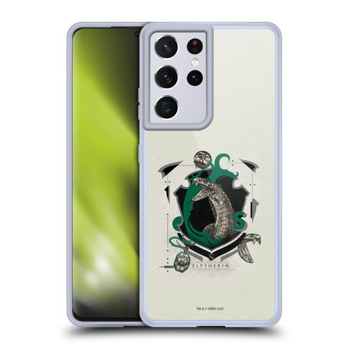 Harry Potter Deathly Hallows XXVII Slytherin Soft Gel Case for Samsung Galaxy S21 Ultra 5G & MagSafe