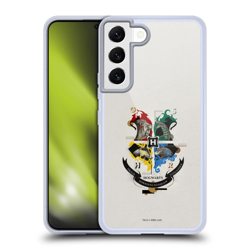 Harry Potter Deathly Hallows XXVII Hogwarts Soft Gel Case for Samsung Galaxy S22 5G & MagSafe