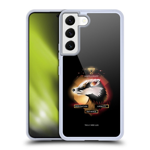 Harry Potter Deathly Hallows XIX Hufflepuff Soft Gel Case for Samsung Galaxy S22 5G & MagSafe