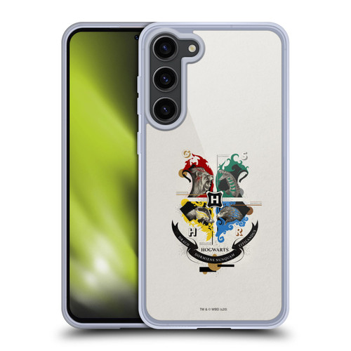 Harry Potter Deathly Hallows XXVII Hogwarts Soft Gel Case for Samsung Galaxy S23+ 5G & MagSafe