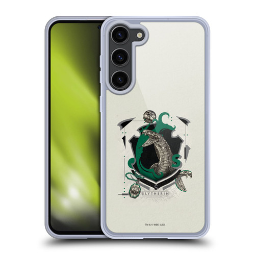Harry Potter Deathly Hallows XXVII Slytherin Soft Gel Case for Samsung Galaxy S23+ 5G & MagSafe